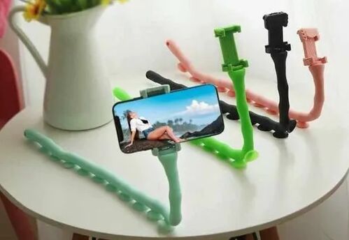 Plastic Mobile Holder, Color : Black,  Green, Blue, Cream