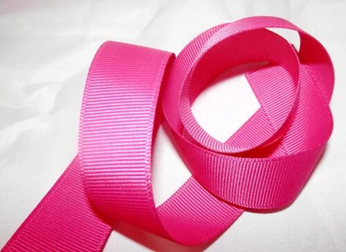 Pink Plain Grosgrain Ribbon, for Packing
