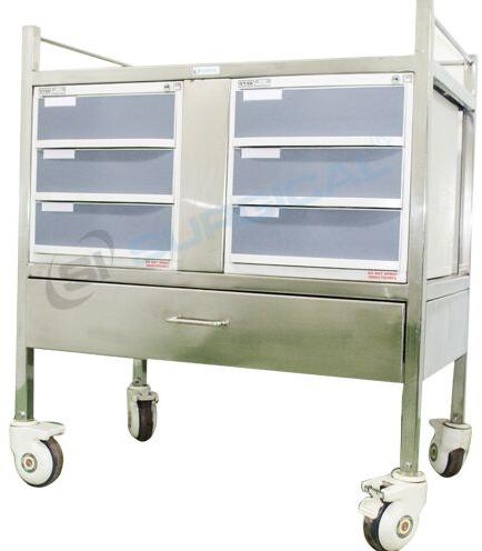 Stainless steel UTILITY TROLLEY