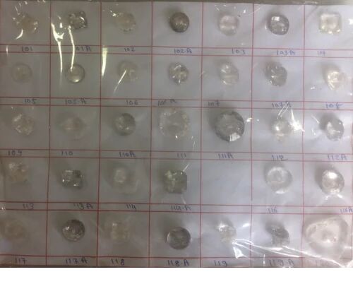 Round Metal Diamond Button, Packaging Type : Packet