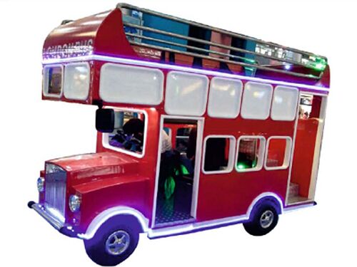 Battery Operated Double Decker Bus, Color : RED