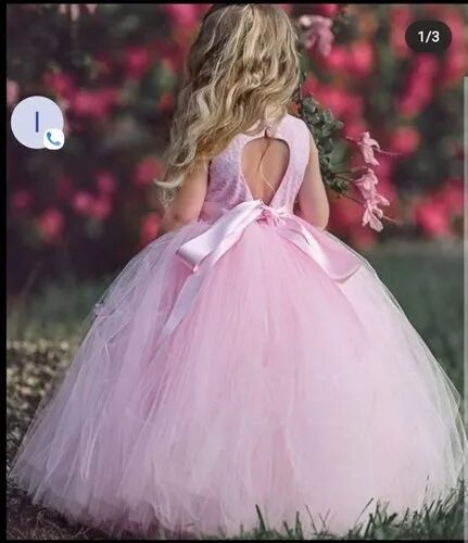 Baby Frock Dress, Color : Pink