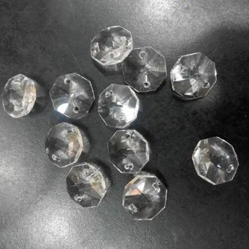 Transparent Crystal Glass Button, Packaging Type : Packet