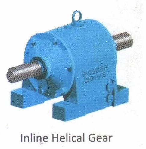 High Pressure Electric Chrome Finish Mild Steel Inline Helical Gearbox, for Industrial, Voltage : 380V