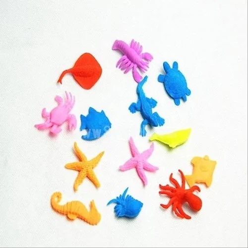 Garg Plastic Multicolor Rubber Water Growing Toys