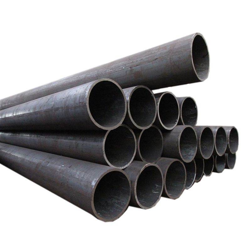 Round Black Carbon Steel Pipe, for Industrial, Feature : Long service life, Simple design