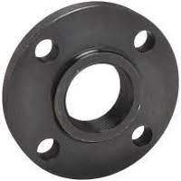 Black Round Carbon Steel Slip On Flange, for Industrial Use, Packaging Type : Box