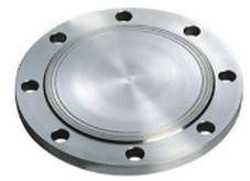 Silver Round Stainless Steel Blind Flat Flange, for Industrial Use, Packaging Type : Box