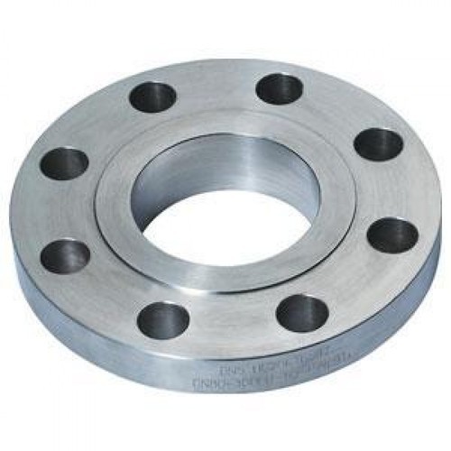Silver Round Stainless Steel Slip On Flange, for Industrial Use, Packaging Type : Box