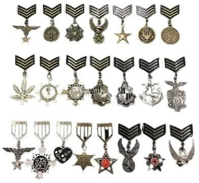 Metal Army Uniform Badges, Style : Non Magnetic