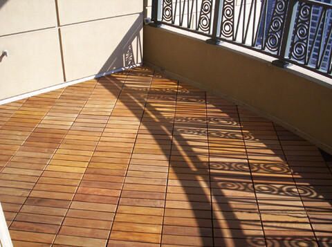 Wooden Deck Tile, Color : Brown