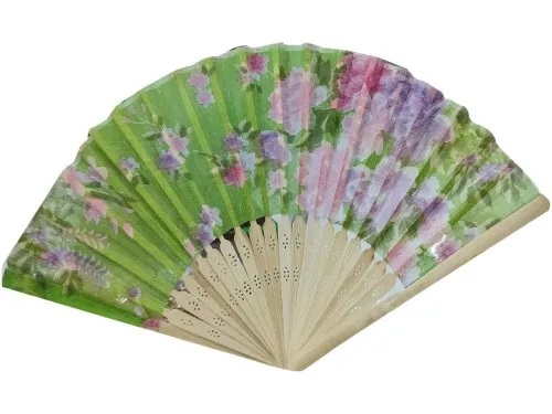 Bamboo Printed Hand Fan