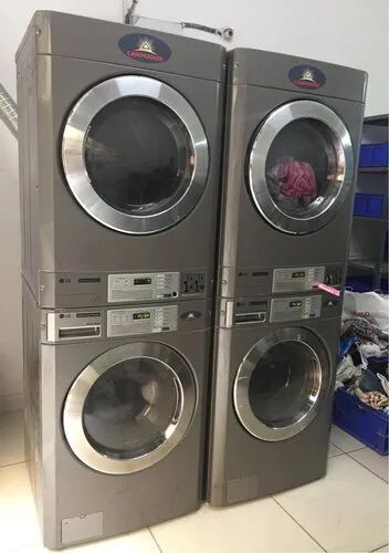 Second Hand Stack Washer Dryer, for Laundry, nursing homes, hospitals etc, Rated Capacity : 10kg