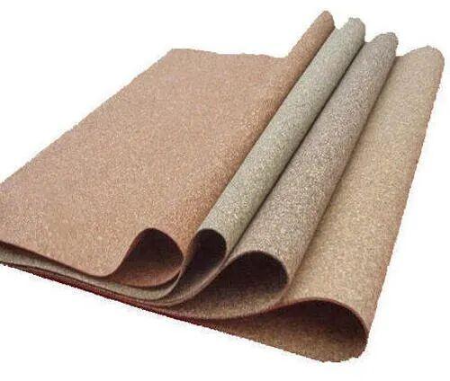 Rubberized Cork Sheet, for Packing, Decorating etc., Features : Optimum quality, Smooth finish, High strength /