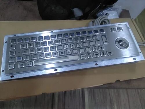 Metal kiosk keyboard