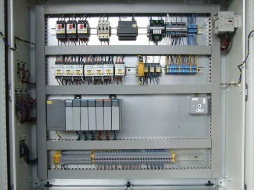 Mild Steel Industrial PLC Control Panel, Display Type : Digital