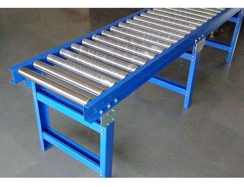 Carbon Steel Roller Conveyor Frame, Length : 3-15Mtr