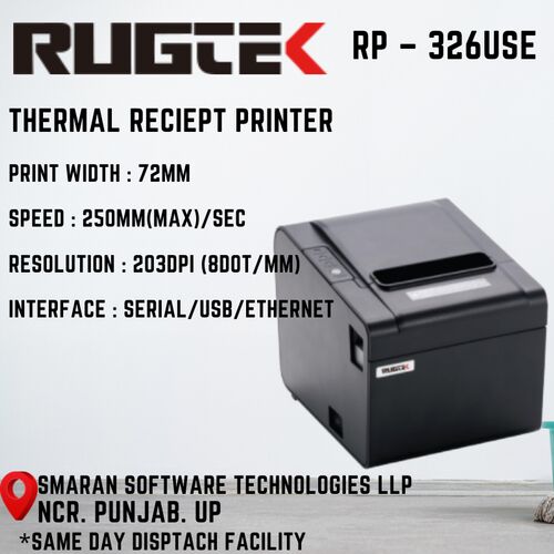 Thermal Printer, Model Name/Number : Rugtek RP 326 USE