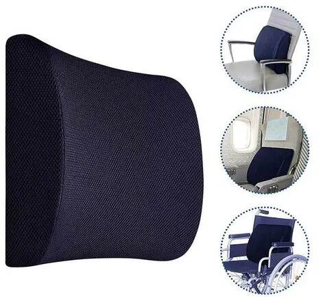 Plain Memory Foam Lumbar Backrest Pillow, Packaging Type : Carton Box