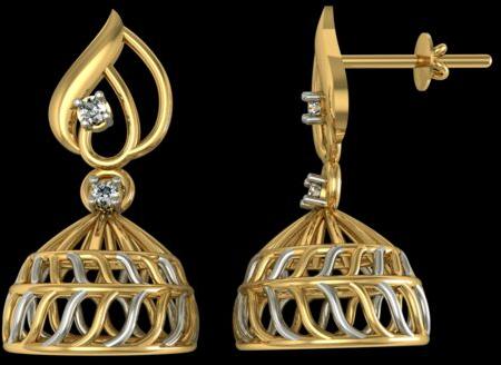 Swarovski Crystal Diamond Earring