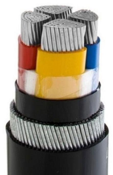 25 Mm 4 Core Aluminum Armoured Cable