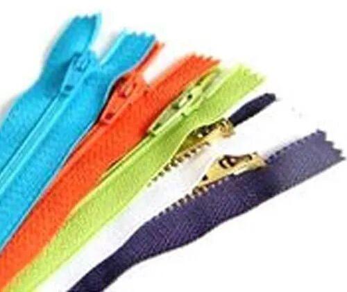 Close End Multicolor Plastic Zipper, Packaging Type : Roll