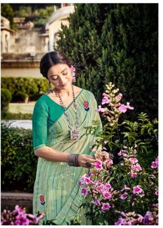 Printed Handloom Cotton Silk Saree, Occasion : Wedding