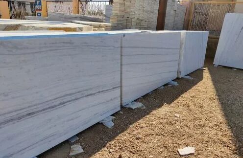 Rms Stonex White Dungri Marble Slab, For Flooring