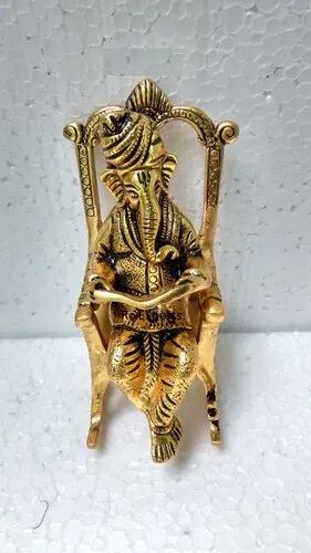 Brass Lord Ganesha Statue, for Home, Gifts