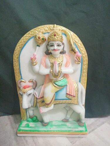 White Marble Dishadev Statue, For Temple