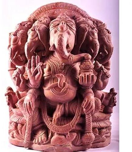 Panchamukhi Ganesha Statue, Size : 12 Inch
