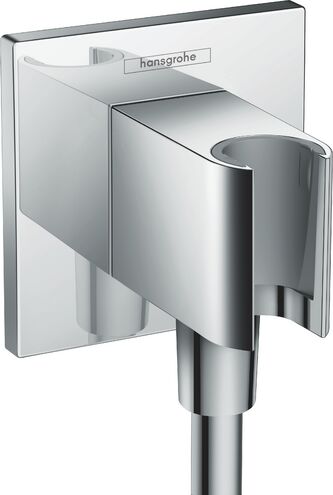 Wall outlet shower holder, Features : For hoses with conical nut, With non-return valve