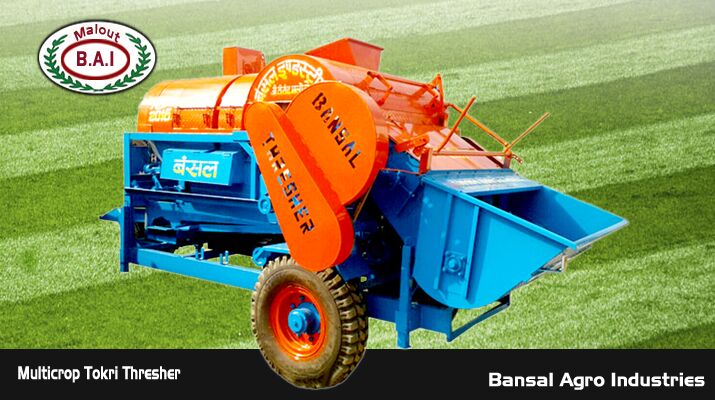 BANSAL Automatic MULTICROP THRESHER BASKET MODEL, for Agriculture Purpose