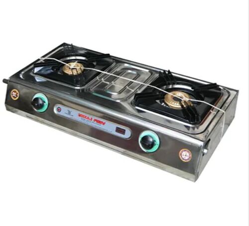SS Gas Stove, Color : Silver