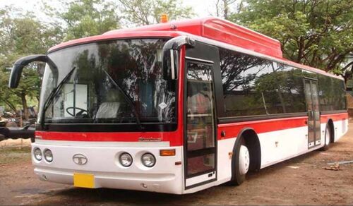 Ultra Low Floor CNG Bus, Color : Red White