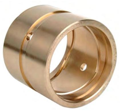 Round Polished Phosphor Bronze Bushes, for Mining, Color : Gold