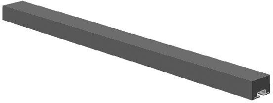 Grey Rubber Lifter Bar, for Conveyors, Industrial, Length : 1520mm