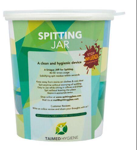 Paper Vomit Spitting Jar, Color : Multicolor
