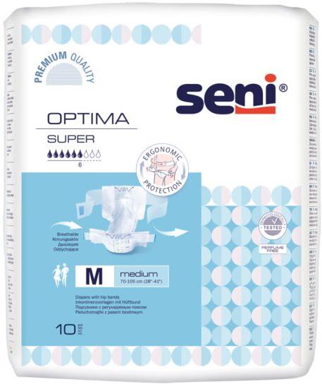 Seni Optima Adult Diaper, Feature : Ideal adjustment to the body, Reduction of unpleasant smell, Free skin breathability