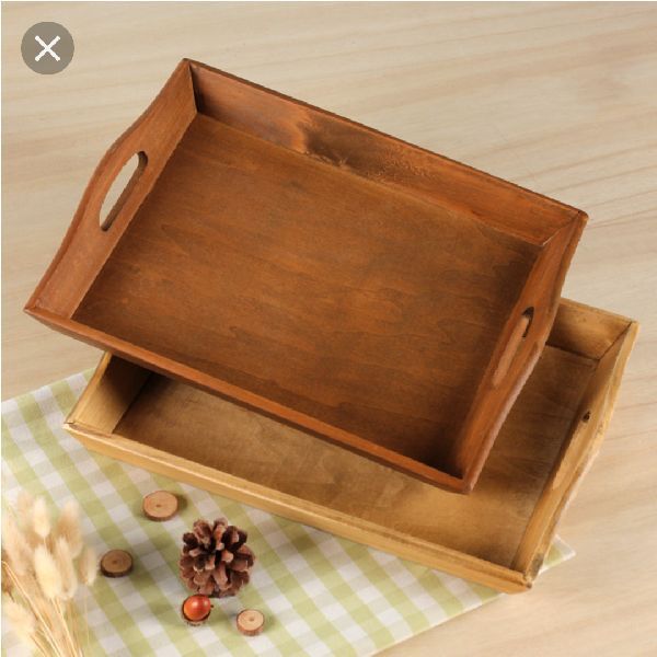 Wooden sarveing tray