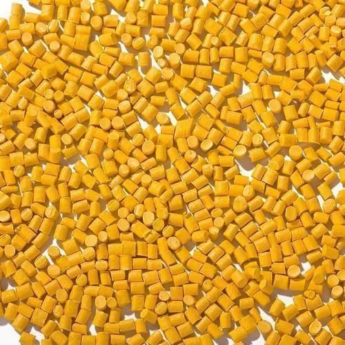Yellow Recycled Plastic Additive Masterbatch Granules, for Indusrtial Use, Packaging Type : Packet
