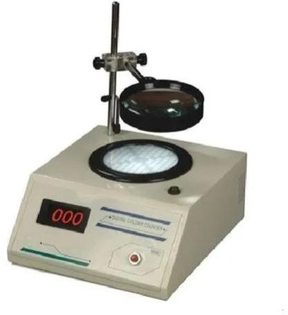 Adarsh International White 230 V Stainless Steel Digital Colony Counter, for Laboratory Use, Display Type : LED