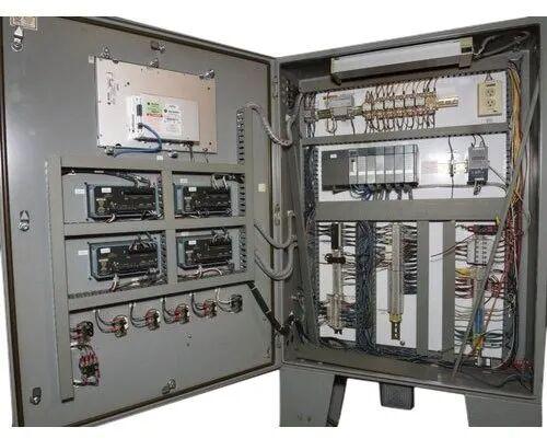 Mild Steel Sheet PLC Control Panel, Voltage : 415-440 V