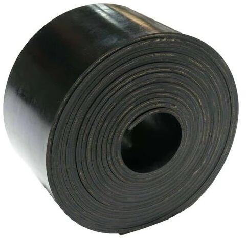 Rubber Conveyor Belt, Color : Black
