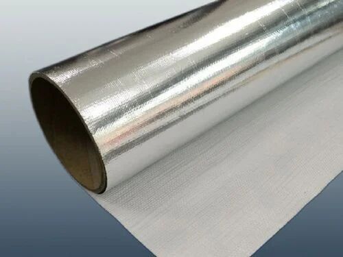 Plain Silver Metallic Laminated Non Woven Fabric