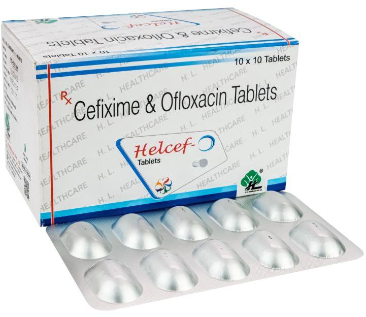 Cefixime Trihydrete Ofloxacin Tablets, for Pharmaceuticals, Clinical, Hospital, Packaging Type : Box
