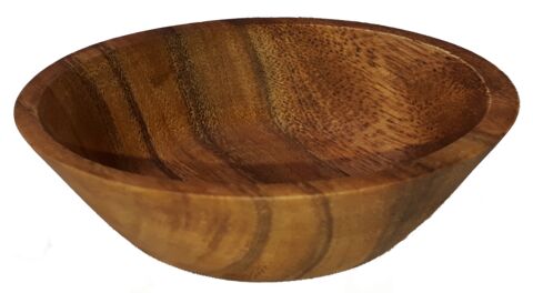 Acacia Wood Round Tapered Bowls