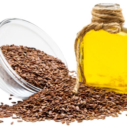 Yellow Natural Flaxseed Oil