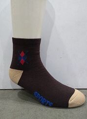 Plain Cotton Silver Sports Socks, Size : Standard