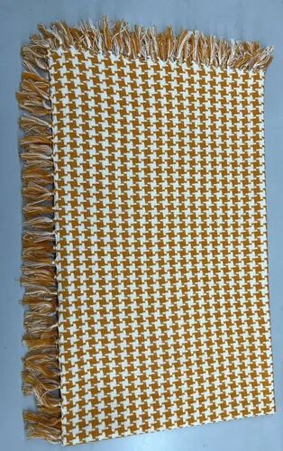 Checked Cotton Table Throws, Size : 20 X 40 Inch